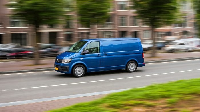 blauw werkbus